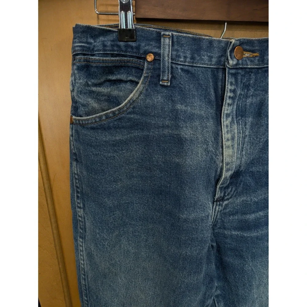 Wrangler Jeans Mens 35x32 Tag actual 32x31.5 ‎ Cowboy 936PWD Slim Fit Western